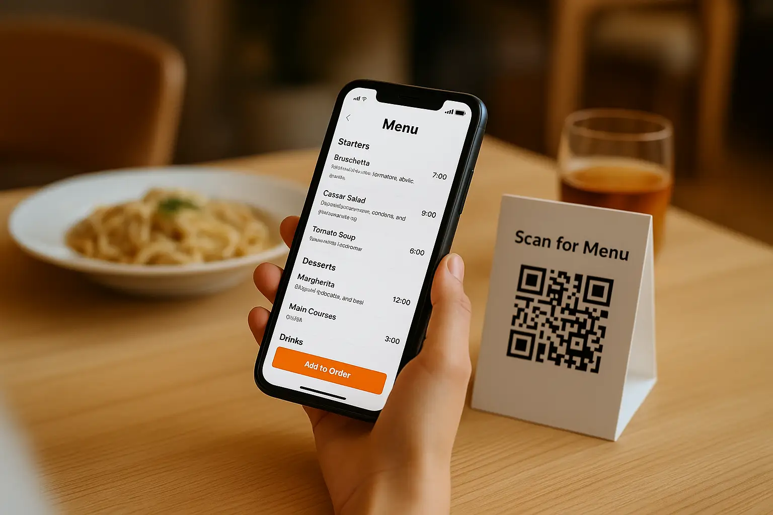 Customers Scan & Order