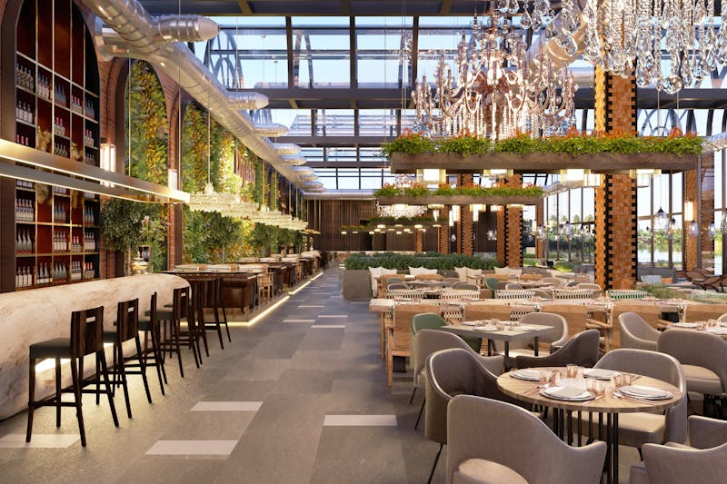 Multiple restaurant locations with centralized management